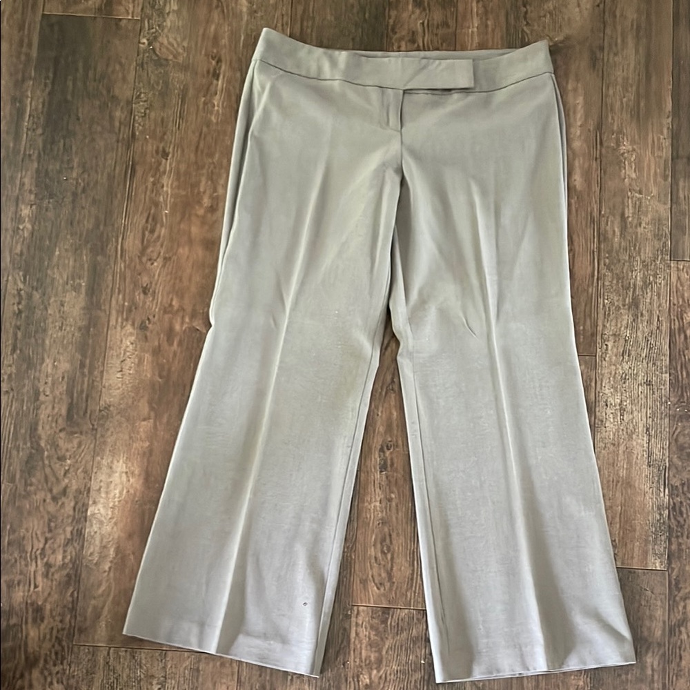 New York & Company Gray Wide Leg Trousers